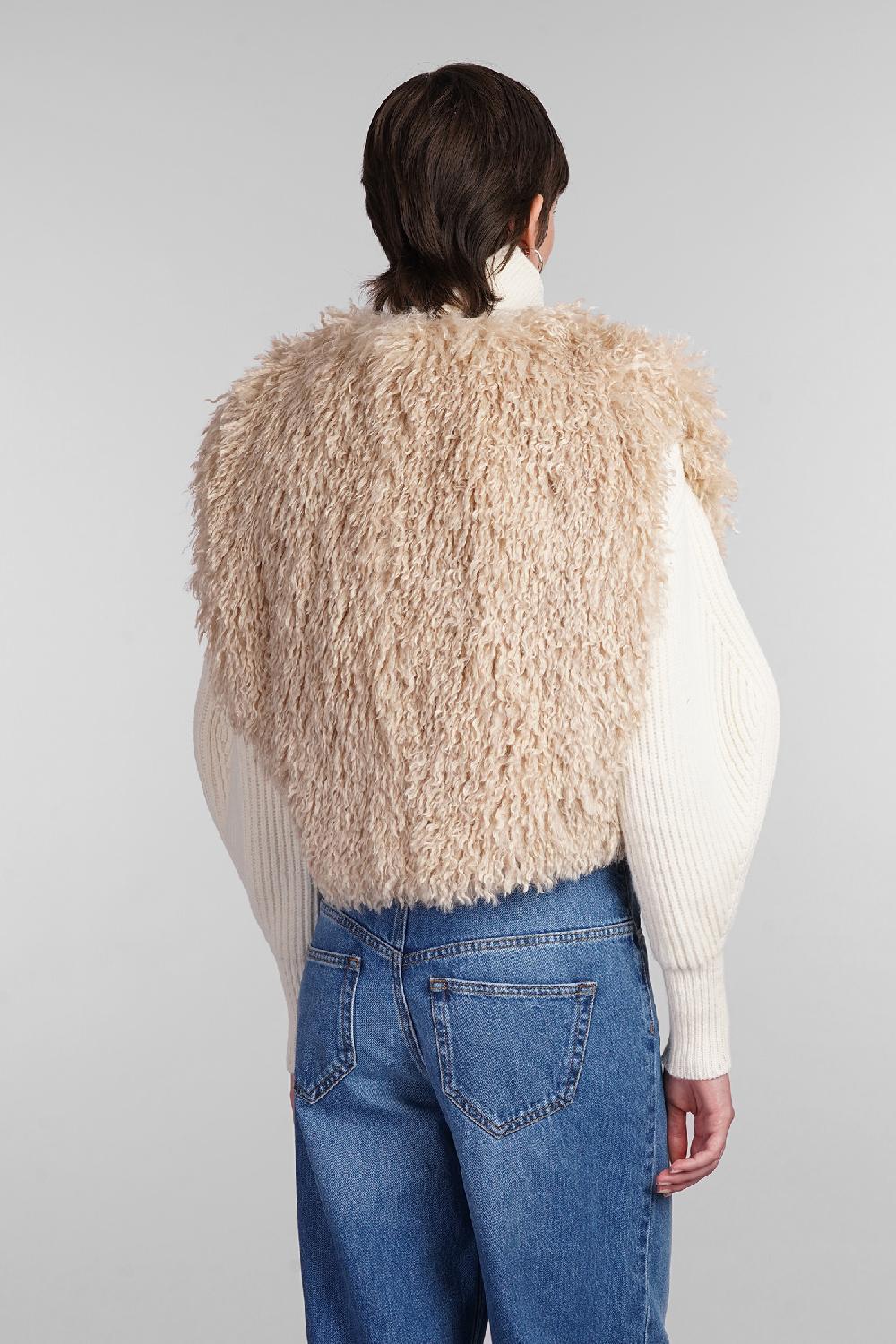 Deliberti Isabel Marant Pelliccia florana in poliestere beige cod. 405197 - Deliberti The Luxury Shopping Solo un giorno rimasto