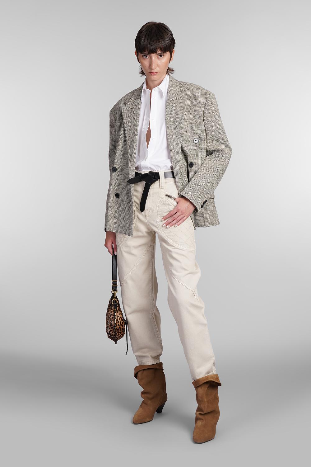 Deliberti Isabel Marant Camicia fabrizia in cotone bianco cod. 402733 - Deliberti The Luxury Shopping Enormi sconti