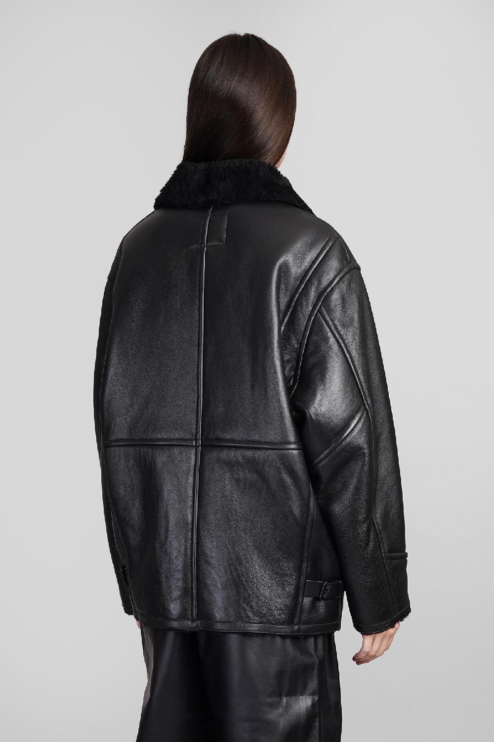 Deliberti Isabel Marant Giacca in pelle adelina in pelle nera cod. 410002 - Deliberti The Luxury Shopping 50% di sconto con spedizione gratuita