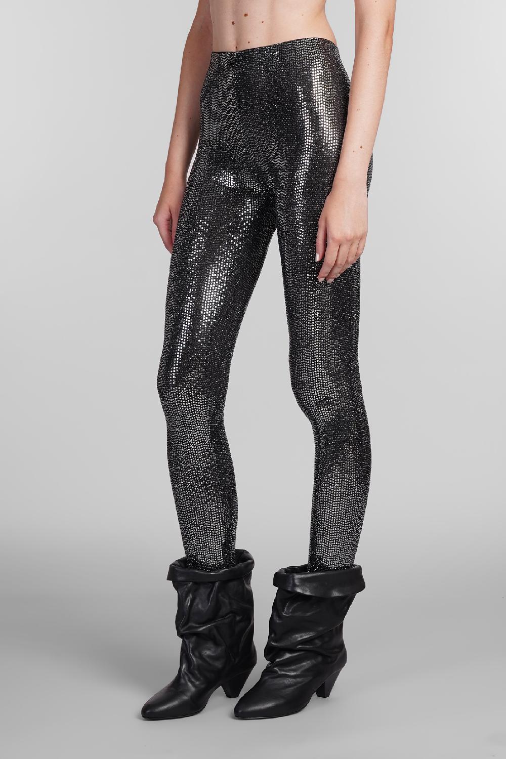 Deliberti Isabel Marant Leggings joshua in nylon argento cod. 405215 - Deliberti The Luxury Shopping Officina