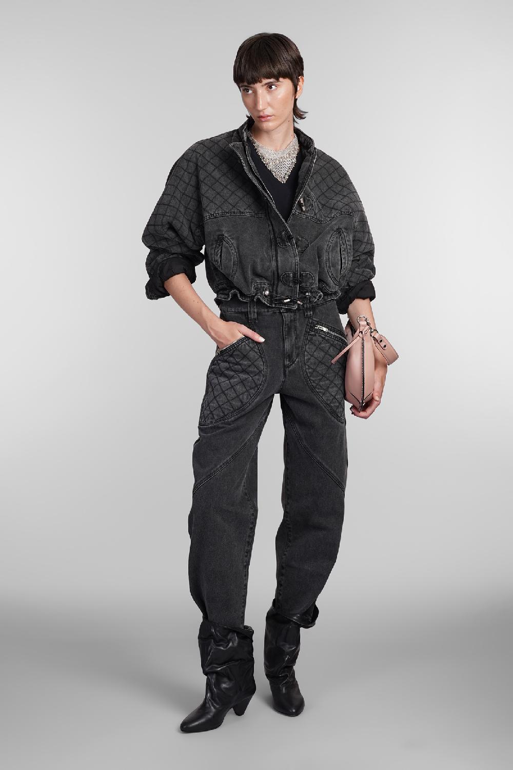 Deliberti Isabel Marant Jeans catarina in cotone grigio cod. 405216 - Deliberti The Luxury Shopping Limitato a 3 giorni