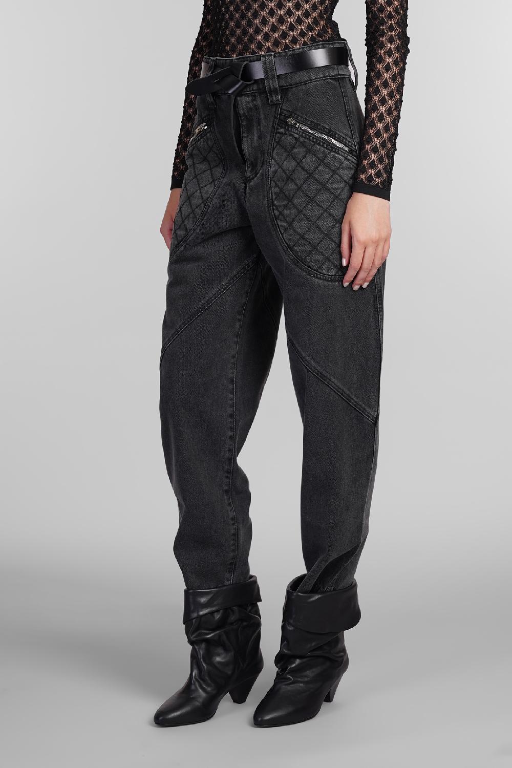 Deliberti Isabel Marant Jeans catarina in cotone grigio cod. 405216 - Deliberti The Luxury Shopping Limitato a 3 giorni