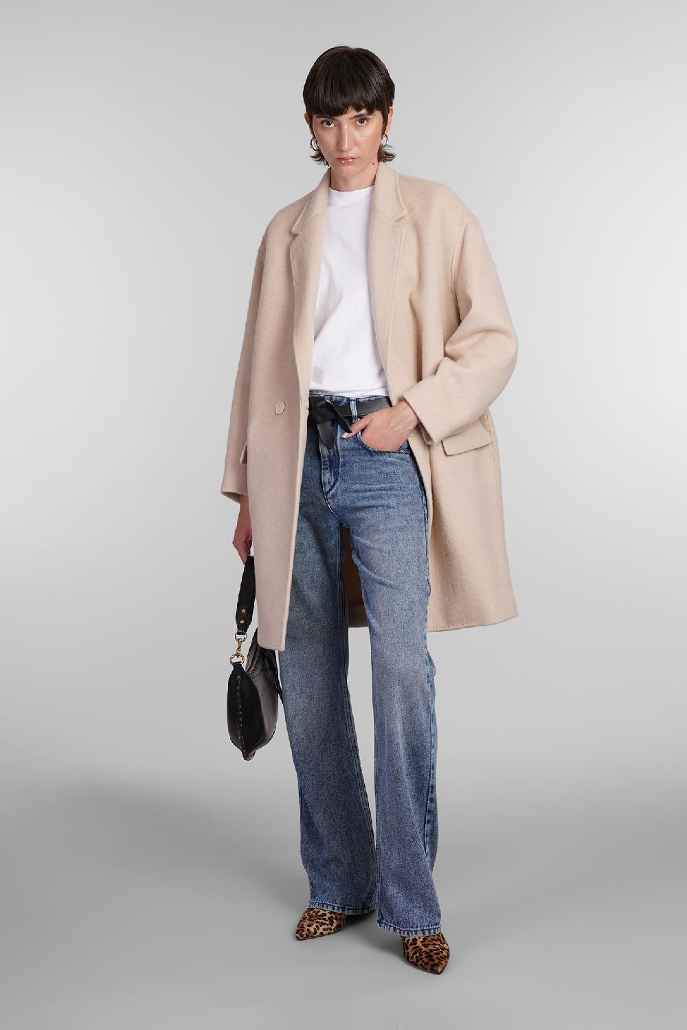 Deliberti Isabel Marant Jeans belvira in cotone blu cod. 405219 - Deliberti The Luxury Shopping In vendita