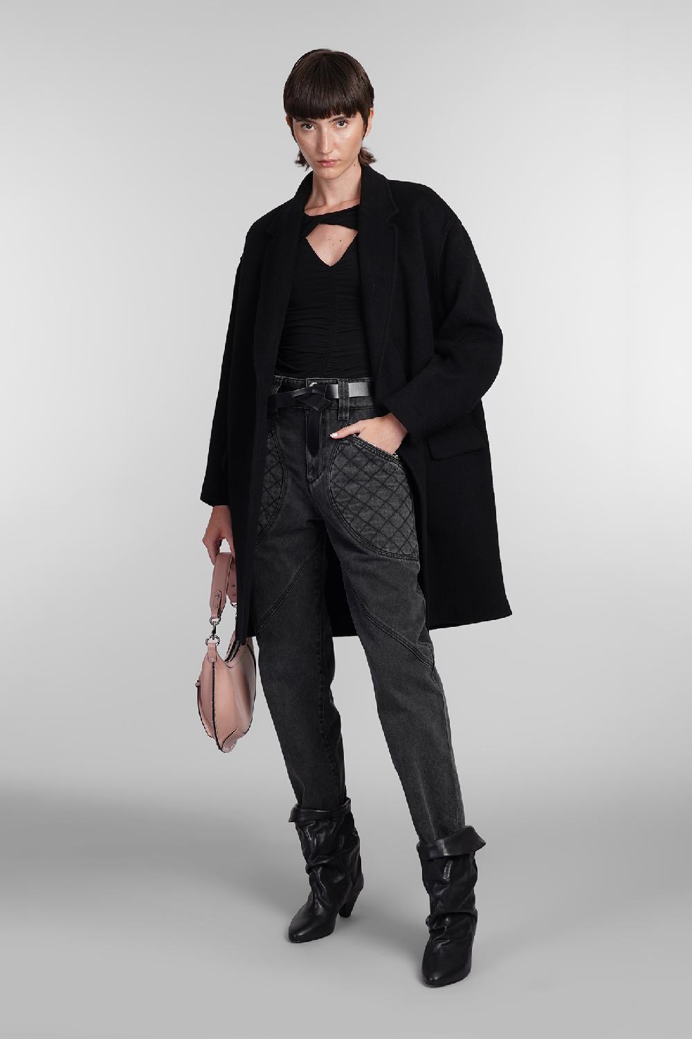Deliberti Isabel Marant Topwear vandalia in viscosa nera cod. 402768 - Deliberti The Luxury Shopping Nuovo