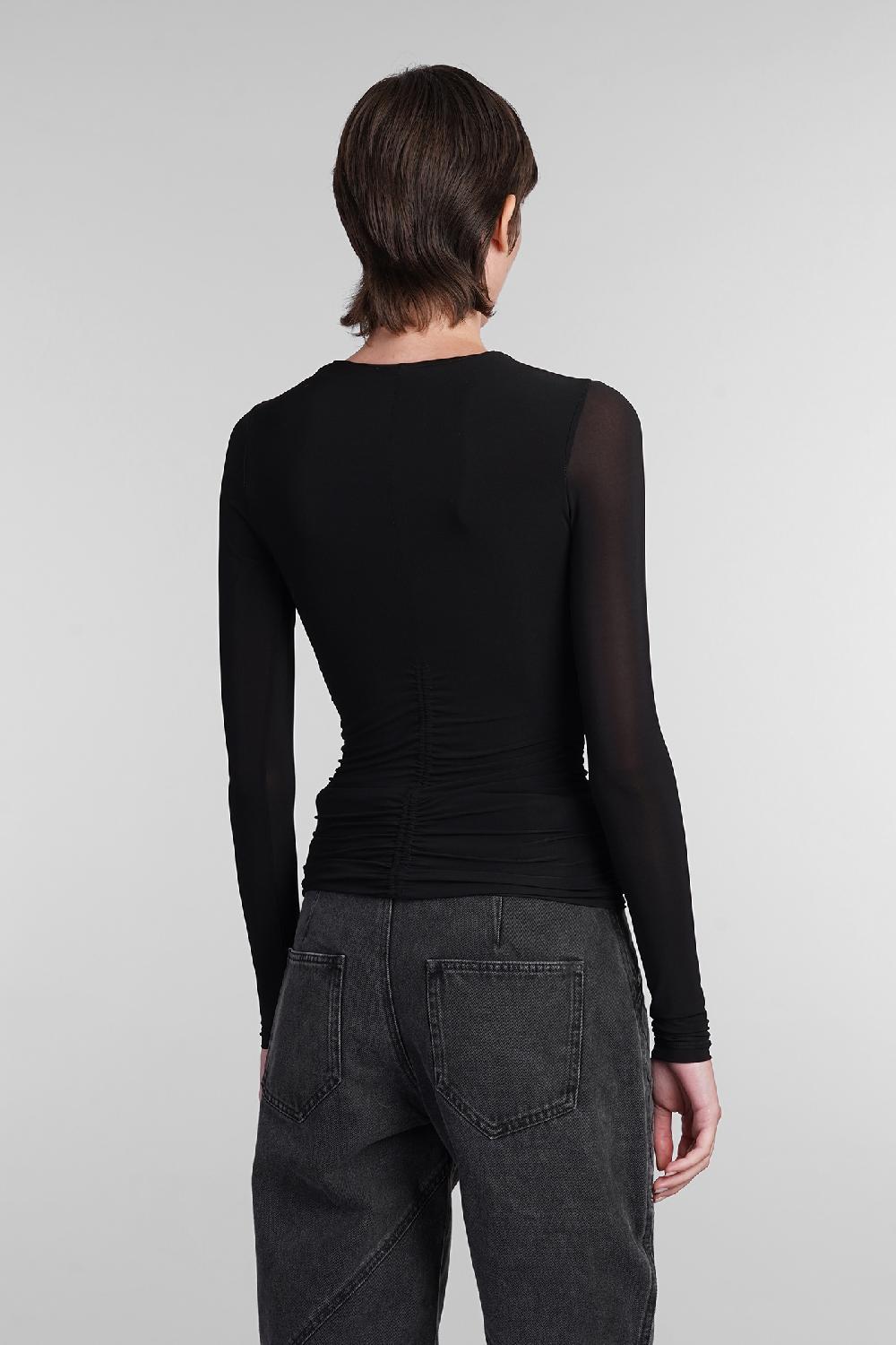 Deliberti Isabel Marant Topwear vandalia in viscosa nera cod. 402768 - Deliberti The Luxury Shopping Nuovo