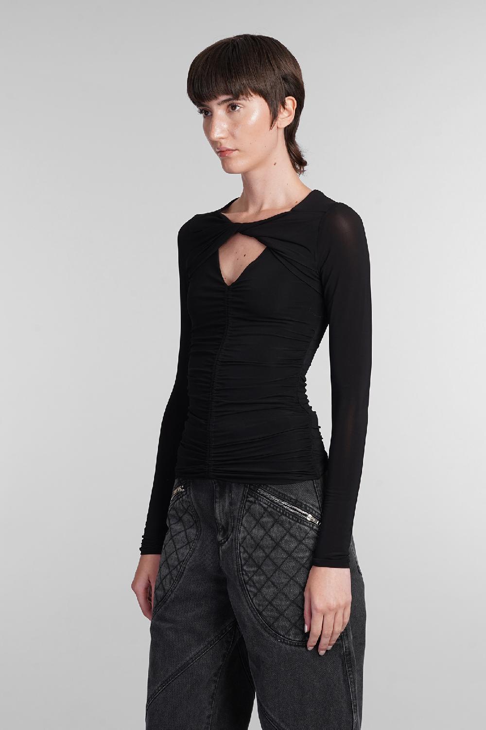 Deliberti Isabel Marant Topwear vandalia in viscosa nera cod. 402768 - Deliberti The Luxury Shopping Nuovo
