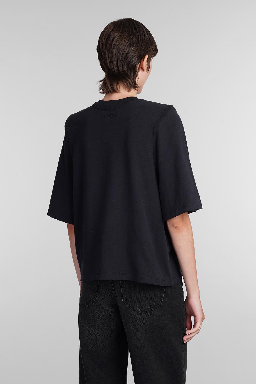 Deliberti Isabel Marant T-shirt ben in cotone nero cod. 402769 - Deliberti The Luxury Shopping Qualità