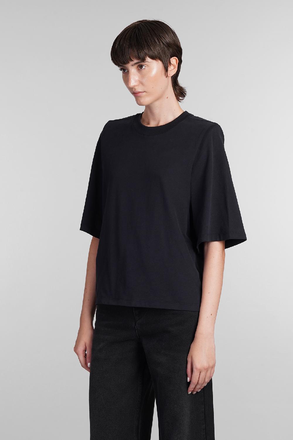 Deliberti Isabel Marant T-shirt ben in cotone nero cod. 402769 - Deliberti The Luxury Shopping Qualità