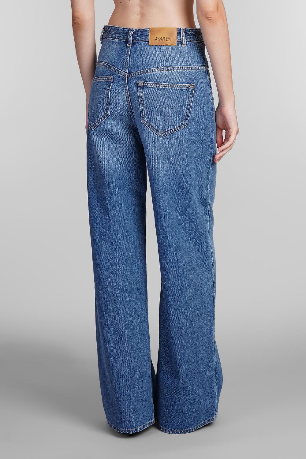 Deliberti Isabel Marant Jeans lemony in cotone blu cod. 402771 - Deliberti The Luxury Shopping Promozione