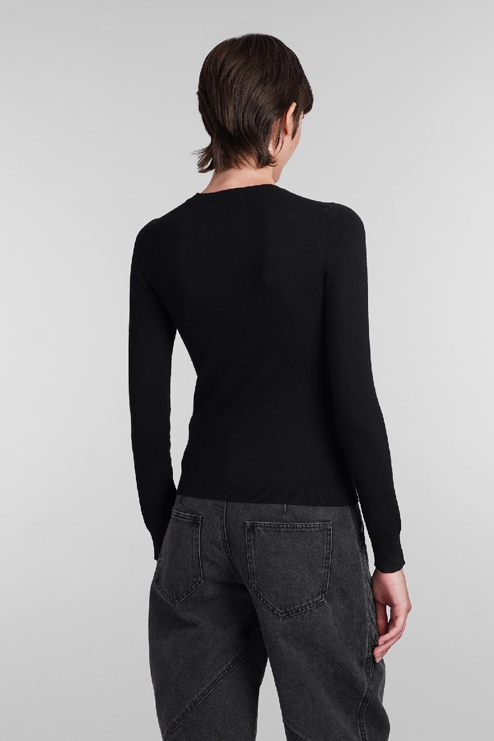 Deliberti Isabel Marant Maglia gio in viscosa nera cod. 402772 - Deliberti The Luxury Shopping Spedizione Gratuita