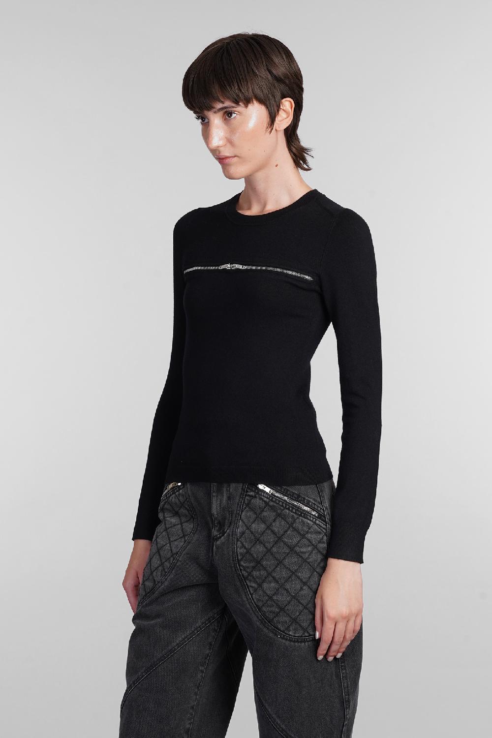 Deliberti Isabel Marant Maglia gio in viscosa nera cod. 402772 - Deliberti The Luxury Shopping Spedizione Gratuita