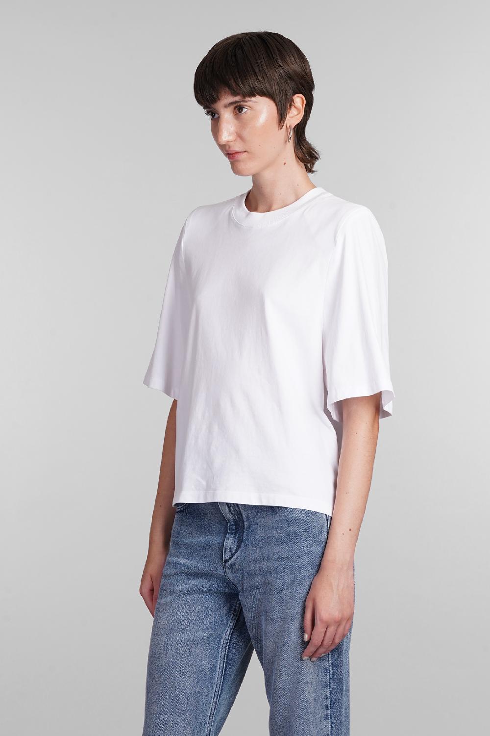 Deliberti Isabel Marant T-shirt ben in cotone bianco cod. 402774 - Deliberti The Luxury Shopping Soddisfazione Garantita
