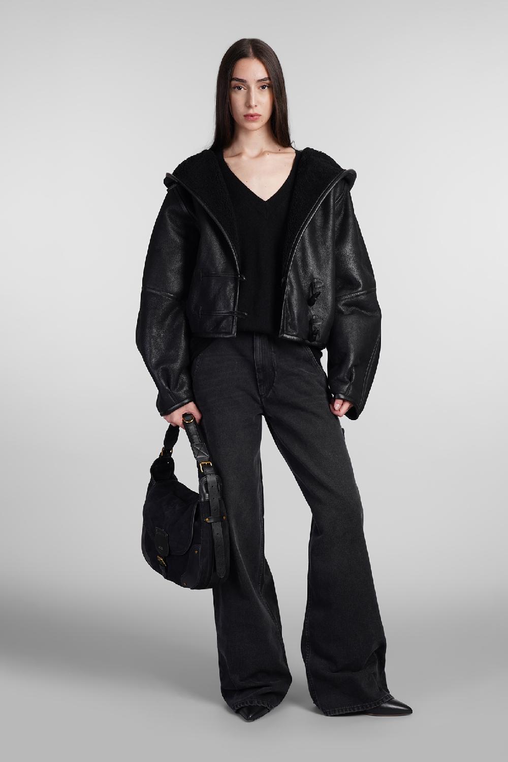 Deliberti Isabel Marant Montone amiel in pelle nera cod. 407736 - Deliberti The Luxury Shopping Qualità Garantita