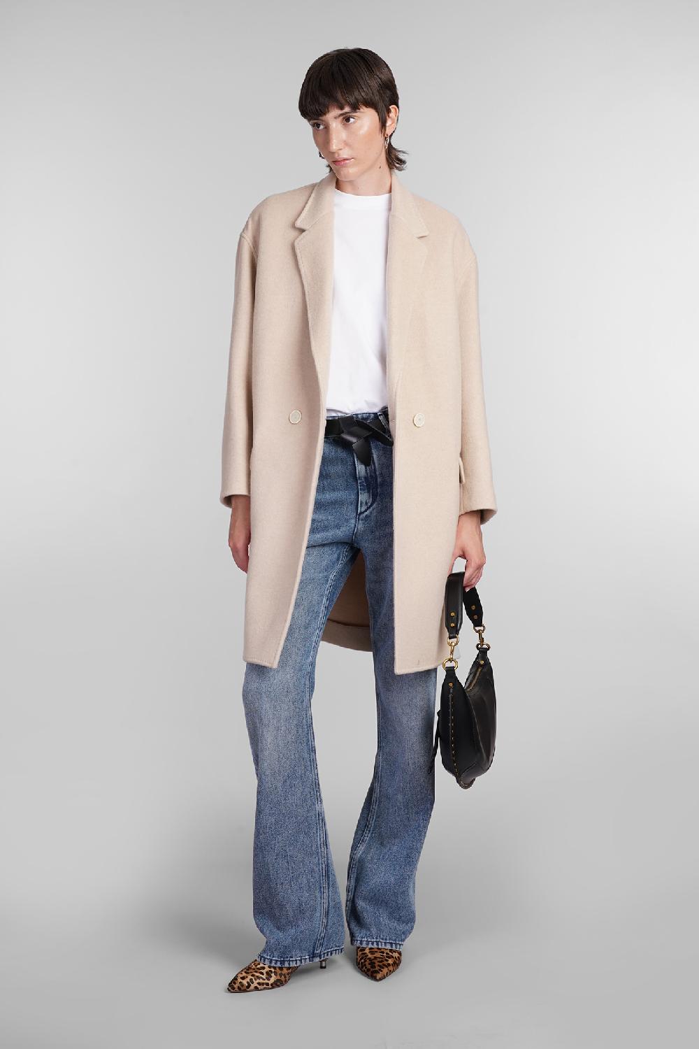 Deliberti Isabel Marant Cappotto efegozi in lana beige cod. 405188 - Deliberti The Luxury Shopping Shopping Online