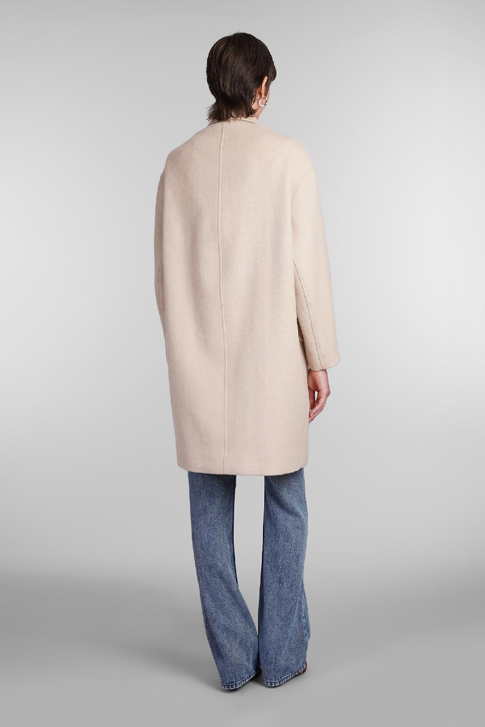 Deliberti Isabel Marant Cappotto efegozi in lana beige cod. 405188 - Deliberti The Luxury Shopping Shopping Online