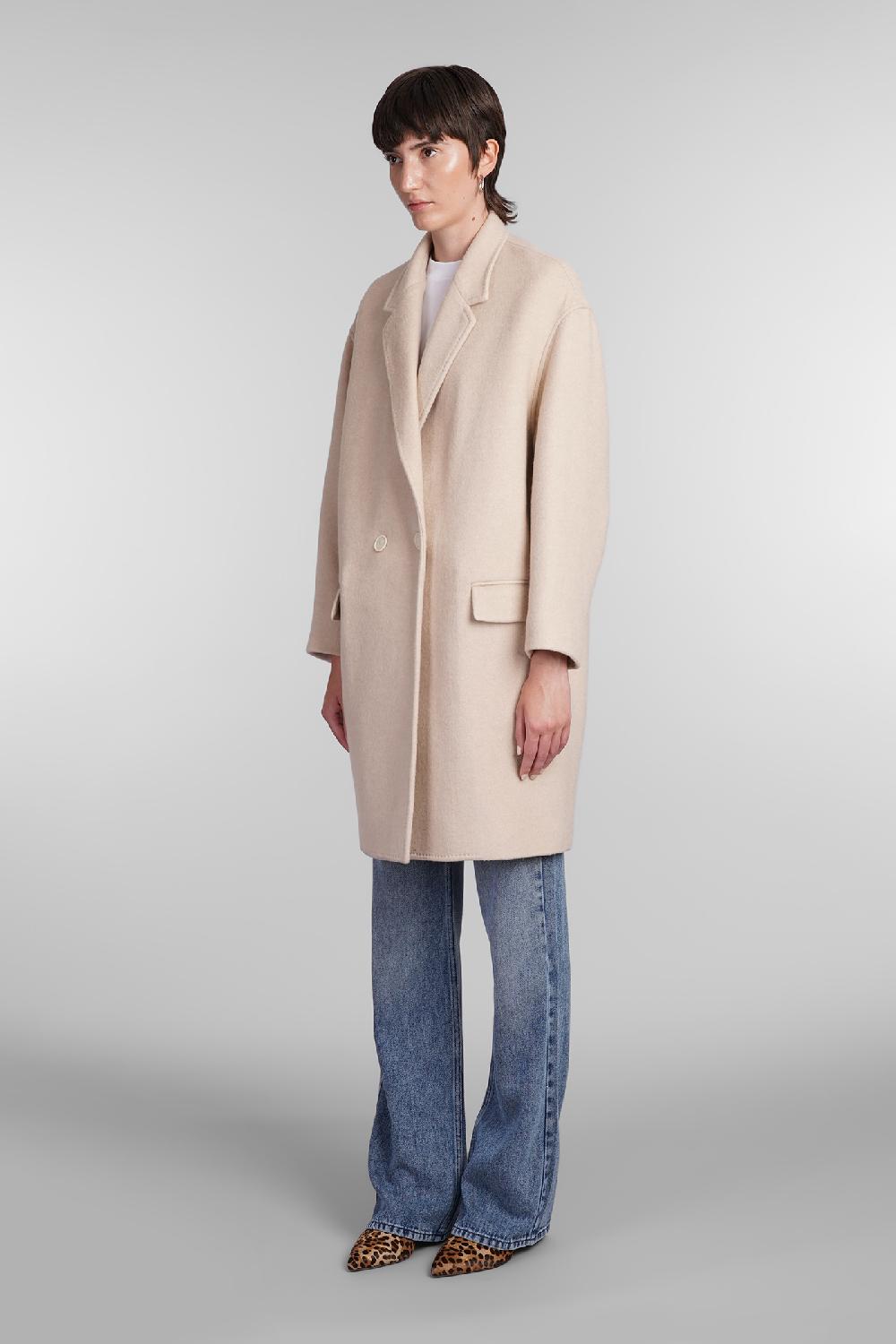 Deliberti Isabel Marant Cappotto efegozi in lana beige cod. 405188 - Deliberti The Luxury Shopping Shopping Online