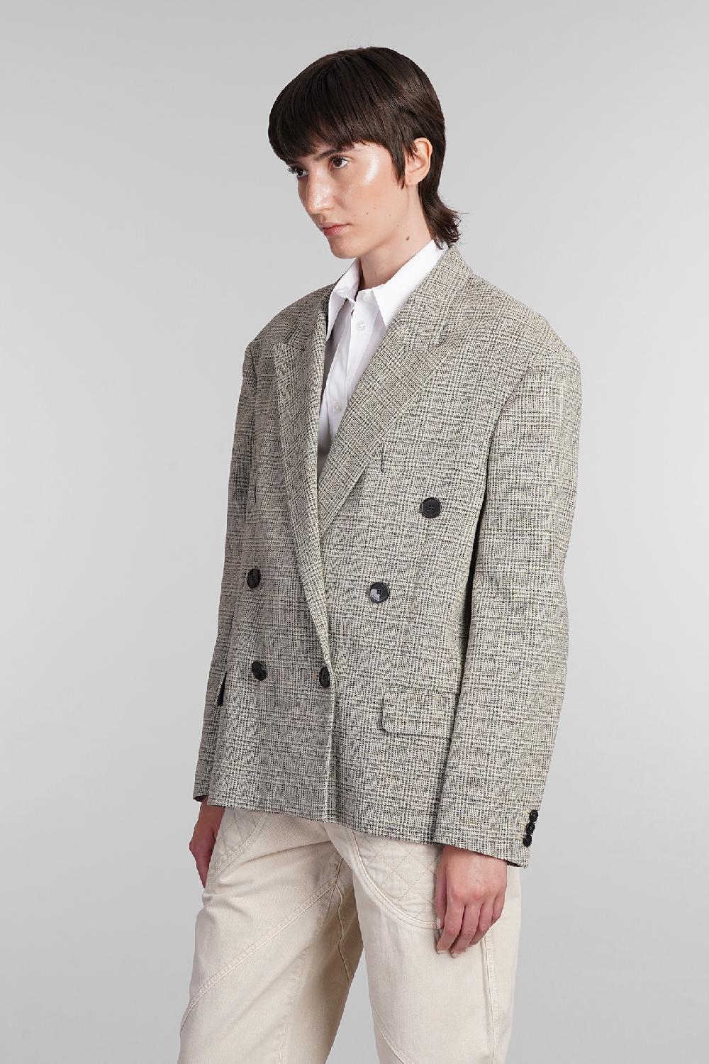 Deliberti Isabel Marant Blazer klero in lana beige cod. 405189 - Deliberti The Luxury Shopping Affare Del Giorno
