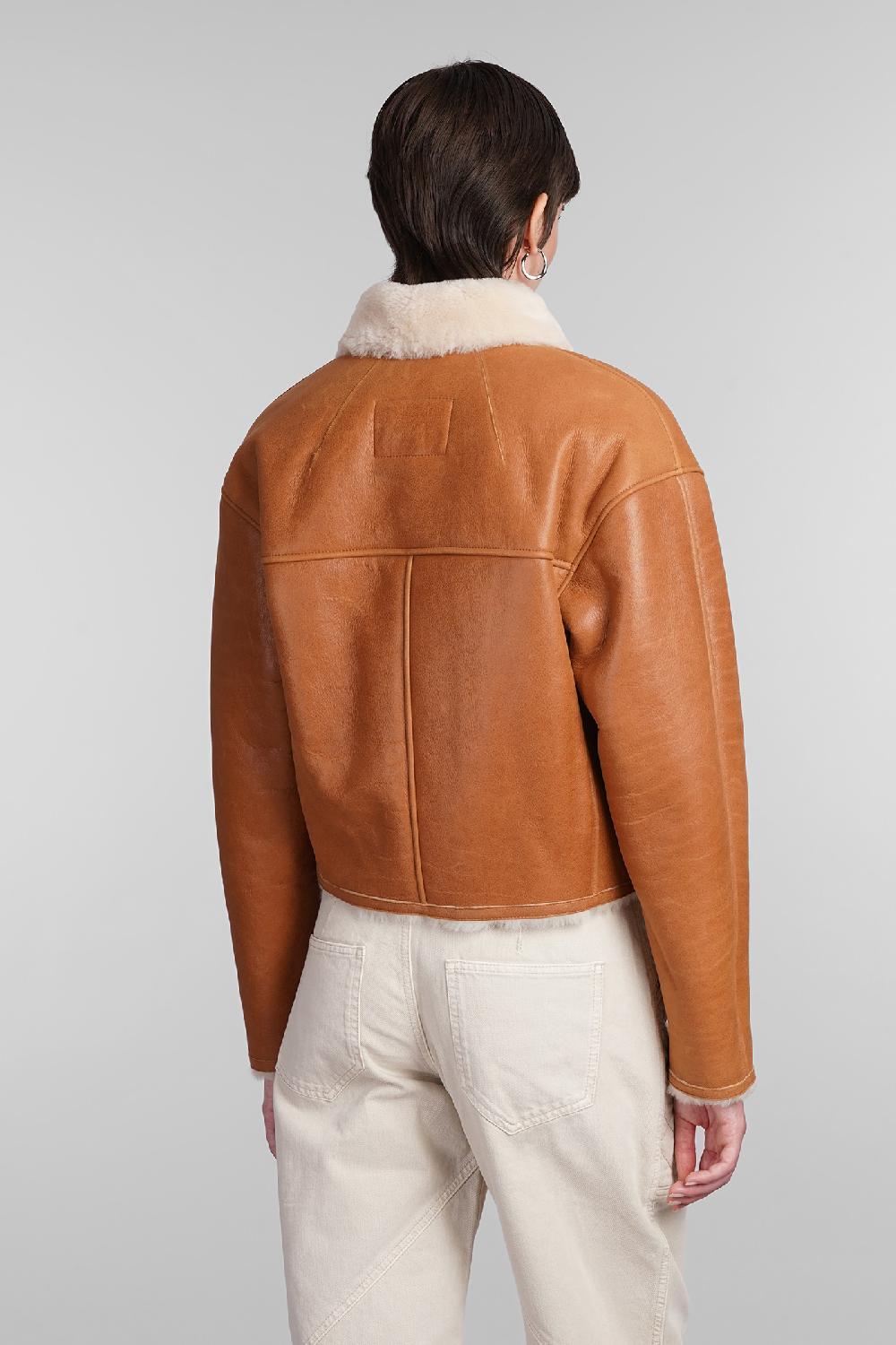Deliberti Isabel Marant Montone eriana in pelle cuoio naturale cod. 405191 - Deliberti The Luxury Shopping Sottocosto