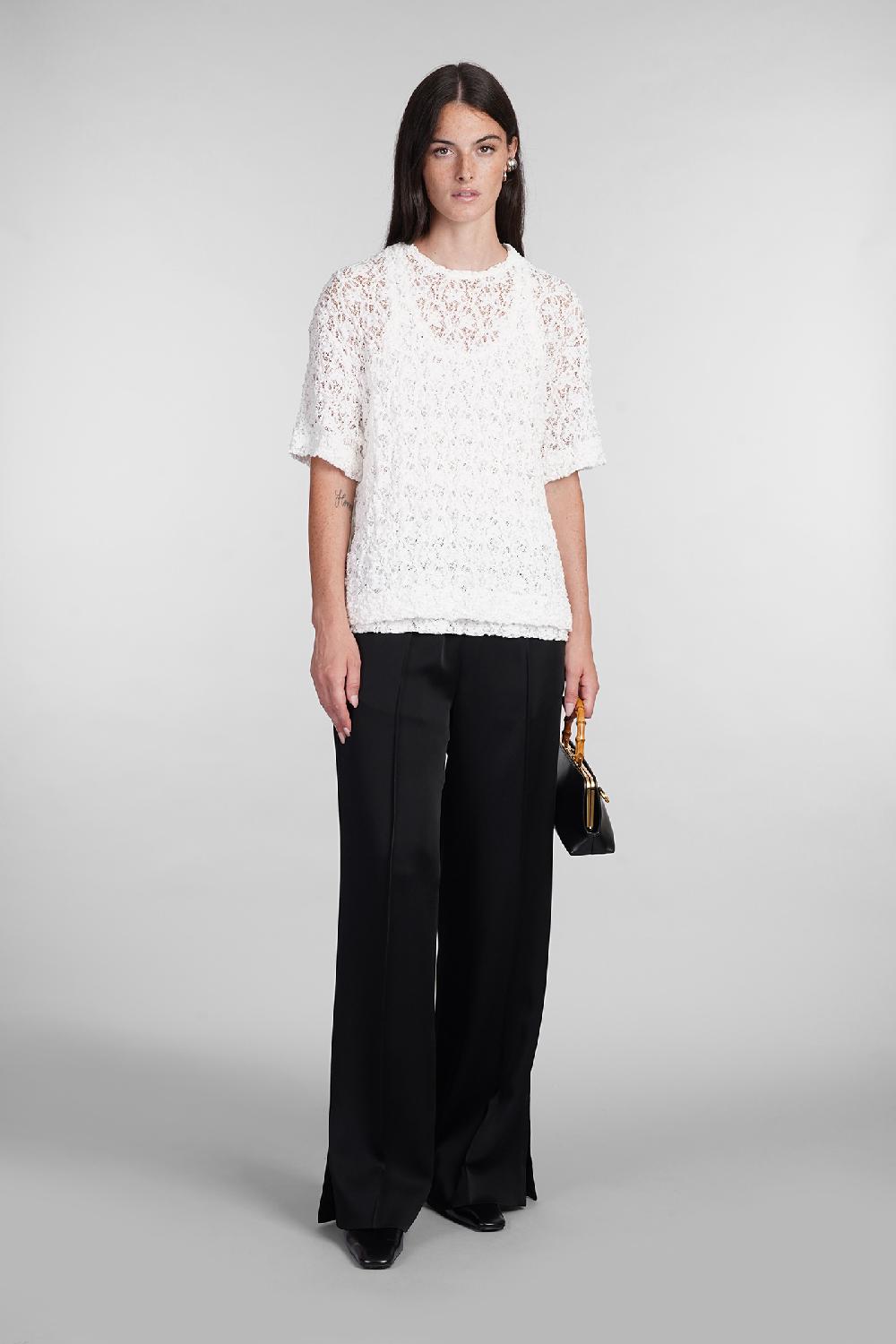 Deliberti Jil Sander Pantalone in acetato nero cod. 393232 - Deliberti The Luxury Shopping Convenienza