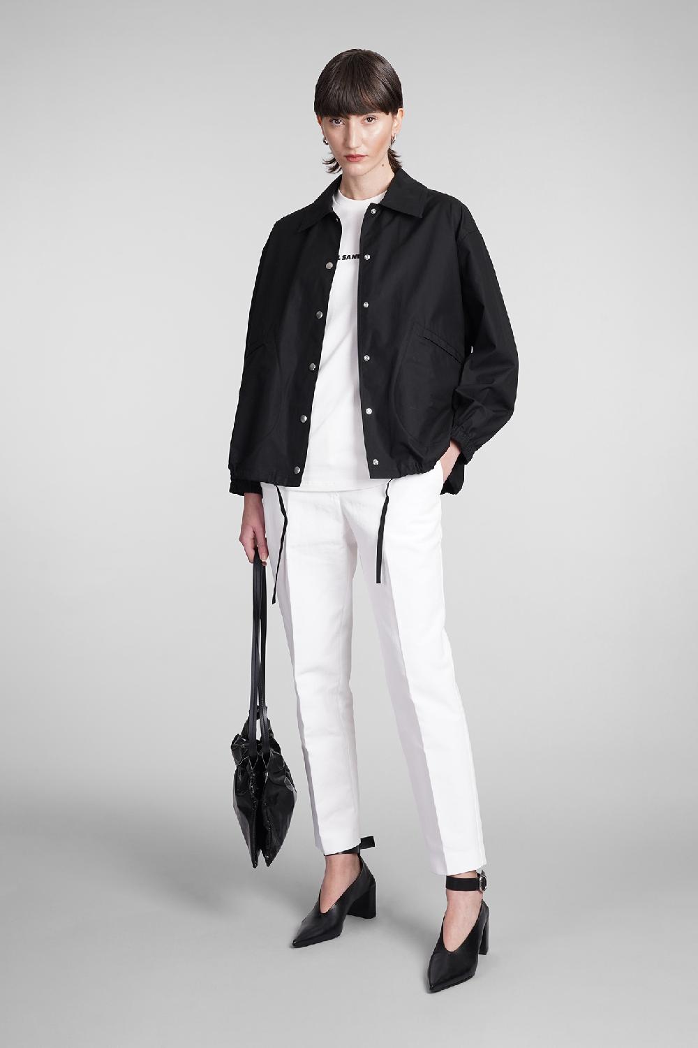 Deliberti Jil Sander Giacca casual in cotone nero cod. 375553 - Deliberti The Luxury Shopping Novità