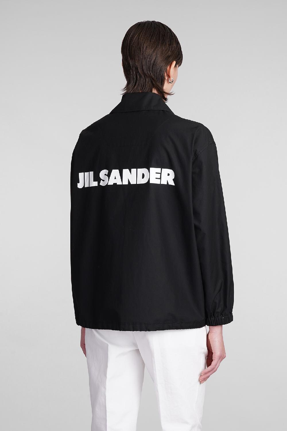 Deliberti Jil Sander Giacca casual in cotone nero cod. 375553 - Deliberti The Luxury Shopping Novità