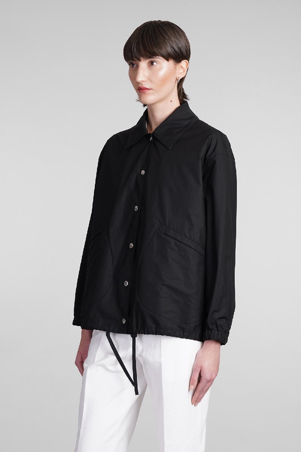 Deliberti Jil Sander Giacca casual in cotone nero cod. 375553 - Deliberti The Luxury Shopping Novità