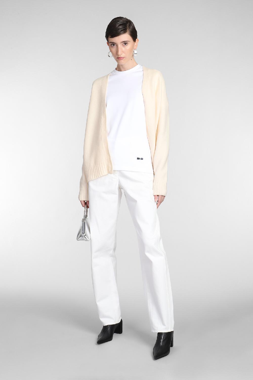 Deliberti Jil Sander T-shirt in cotone bianco cod. 381766 - Deliberti The Luxury Shopping Presa