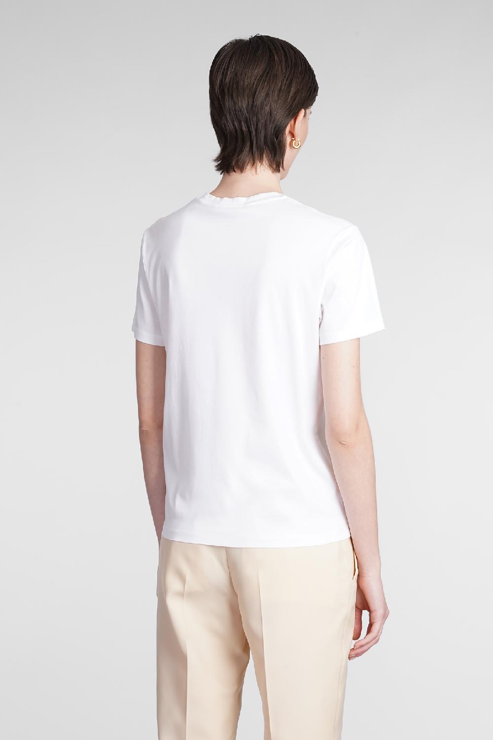Deliberti Jil Sander T-shirt in cotone bianco cod. 369052 - Deliberti The Luxury Shopping Offerta