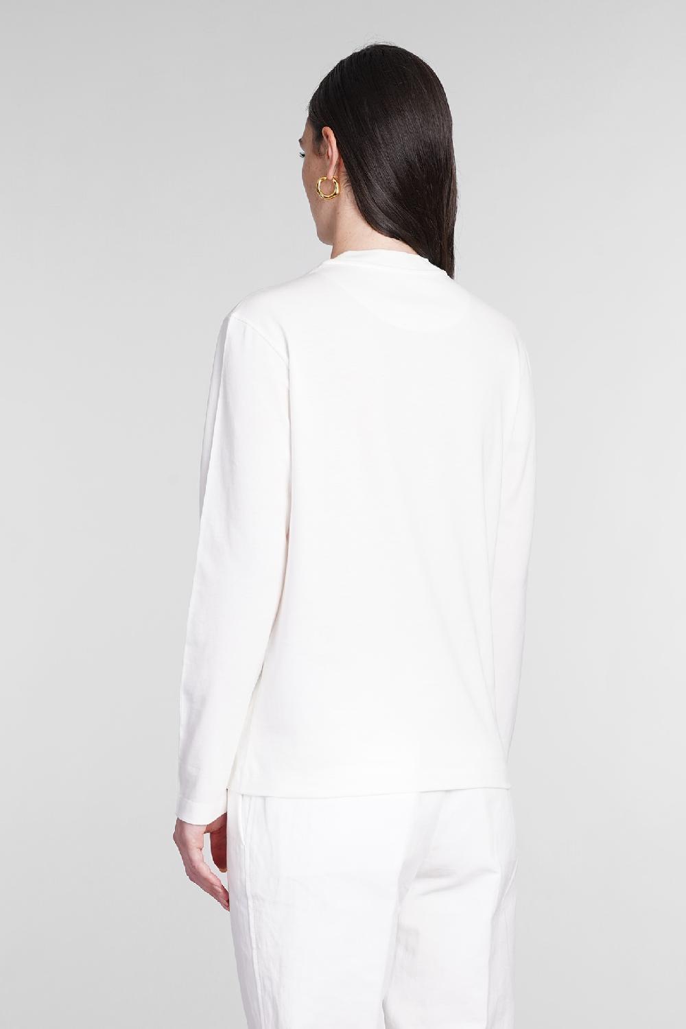 Deliberti Jil Sander T-shirt 3-pack in cotone bianco cod. 381069 - Deliberti The Luxury Shopping Online