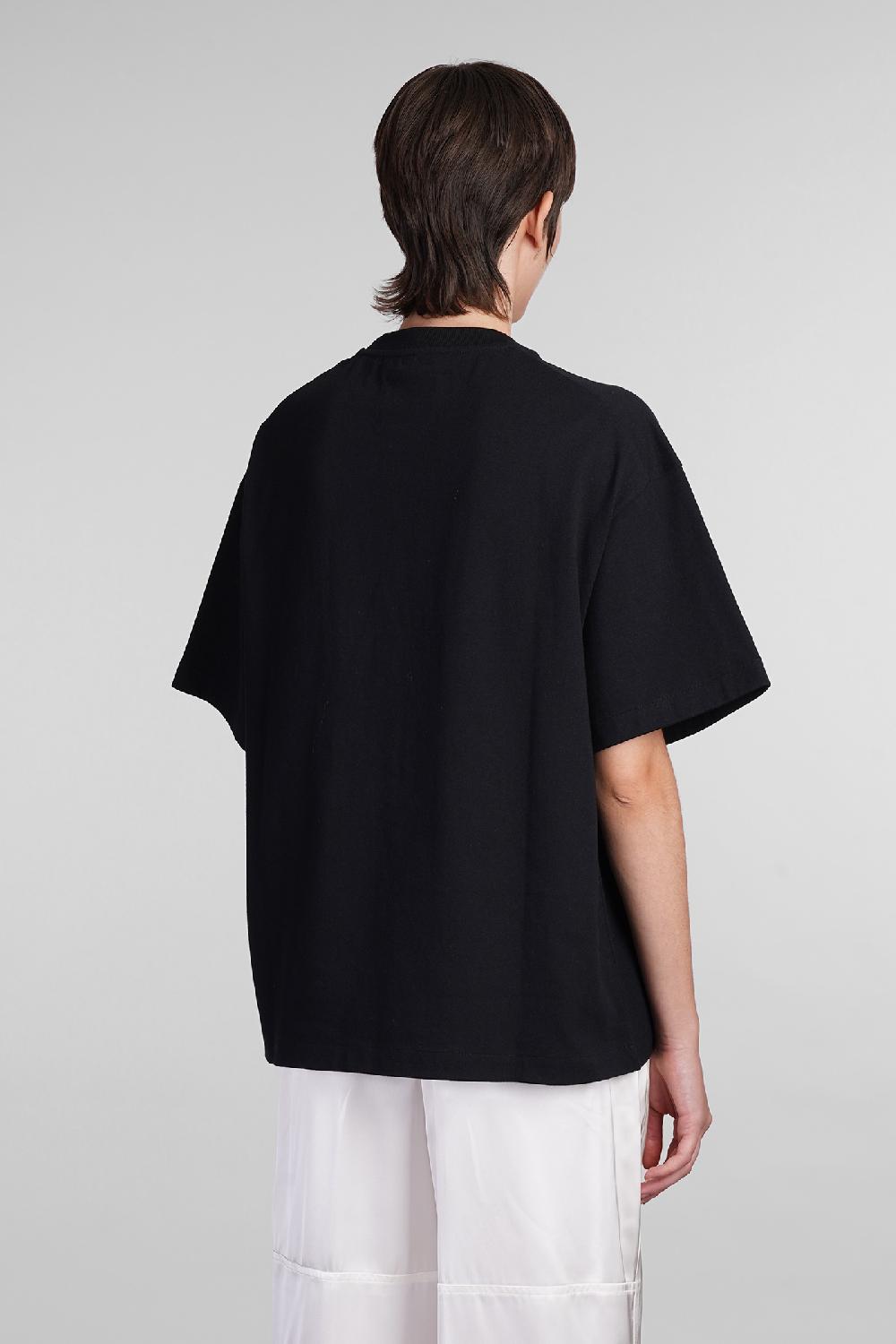 Deliberti Jil Sander T-shirt in cotone nero cod. 405285 - Deliberti The Luxury Shopping Offerte