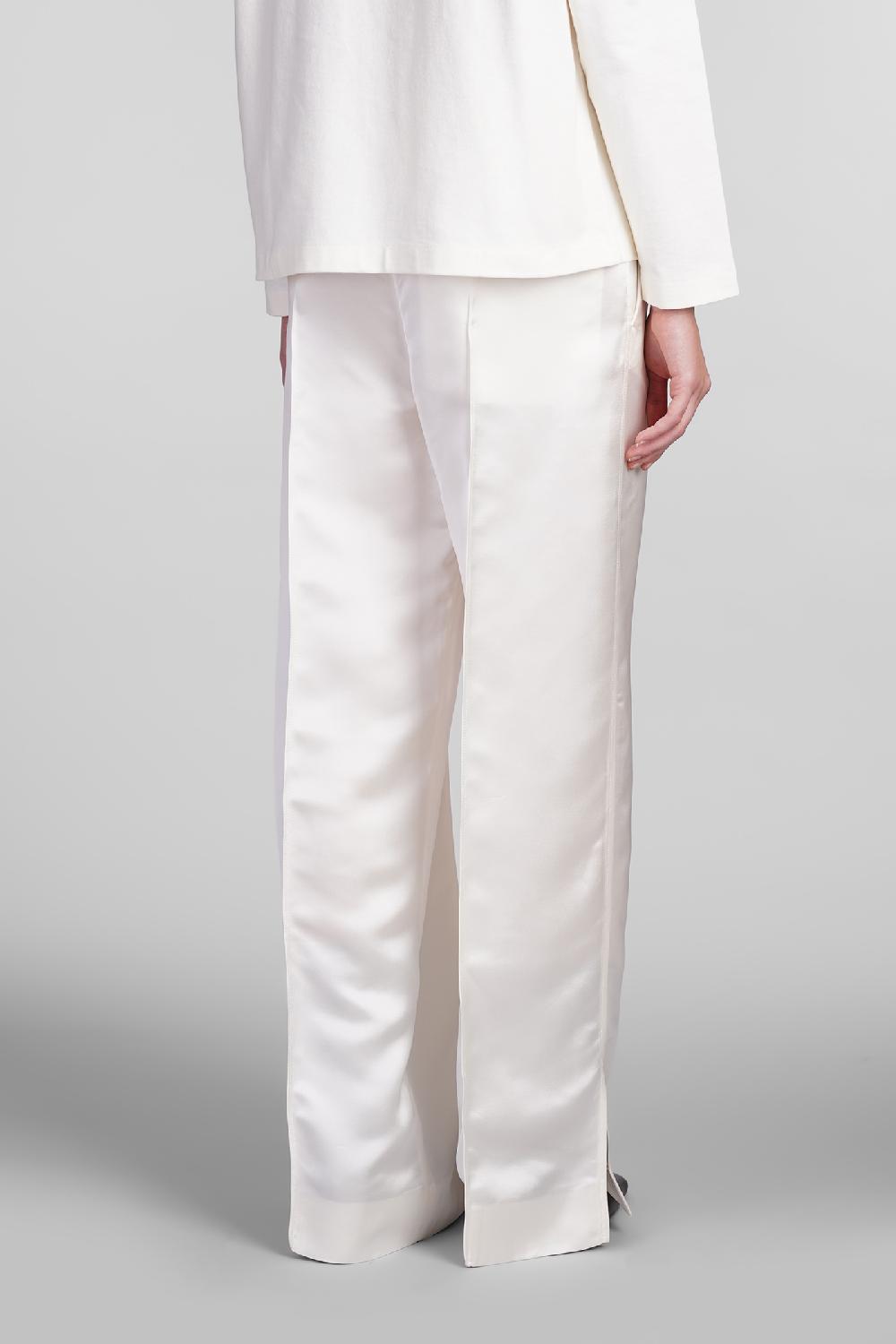 Deliberti Jil Sander Pantalone in cupro bianco cod. 406758 - Deliberti The Luxury Shopping Hotsell