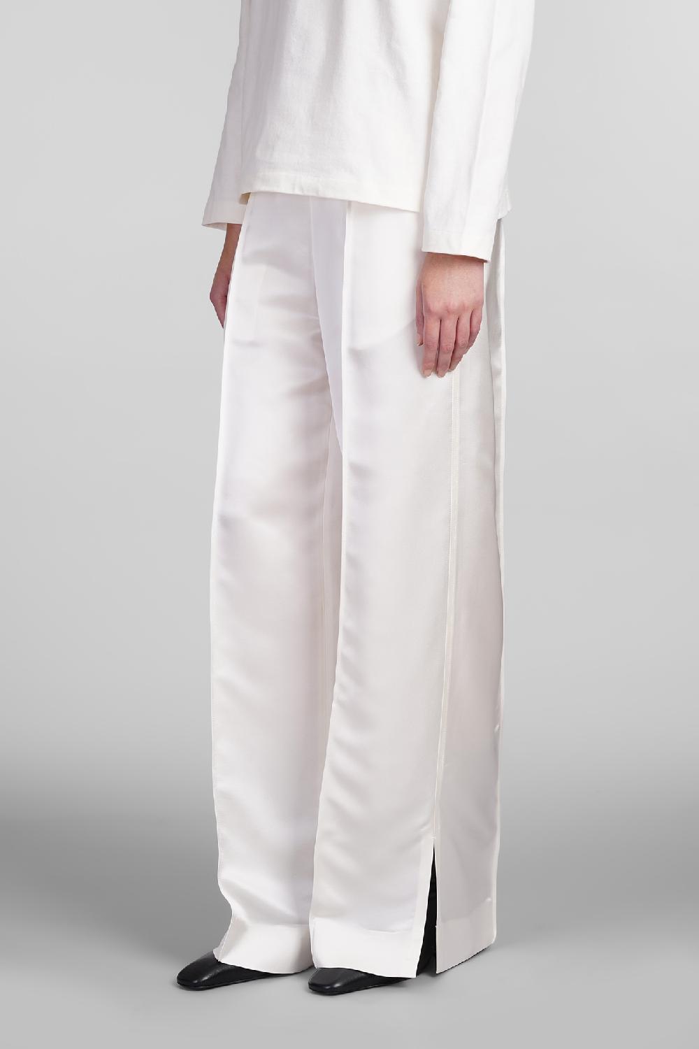Deliberti Jil Sander Pantalone in cupro bianco cod. 406758 - Deliberti The Luxury Shopping Hotsell