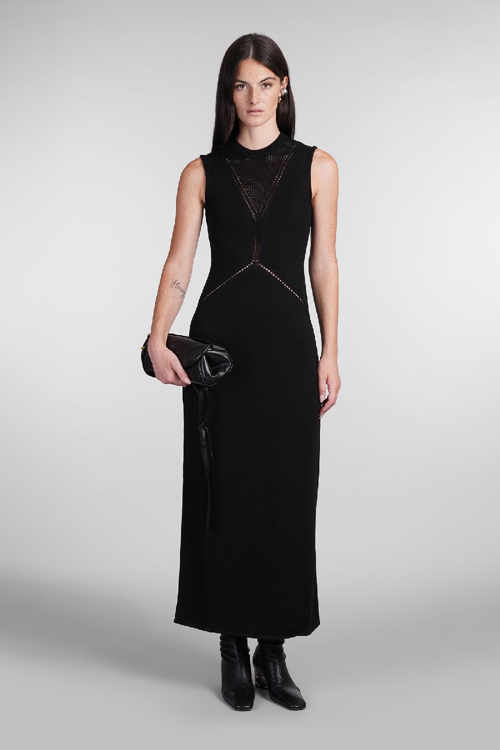 Deliberti Jil Sander Abito in cotone nero cod. 404764 - Deliberti The Luxury Shopping Saldi Di Fabbrica