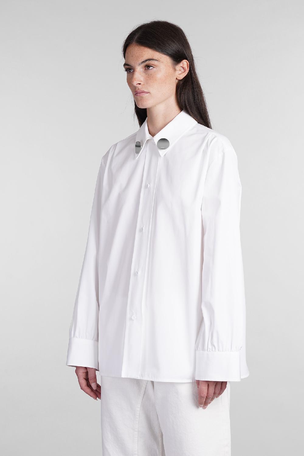 Deliberti Jil Sander Camicia in cotone bianco cod. 404766 - Deliberti The Luxury Shopping Vendite Flash