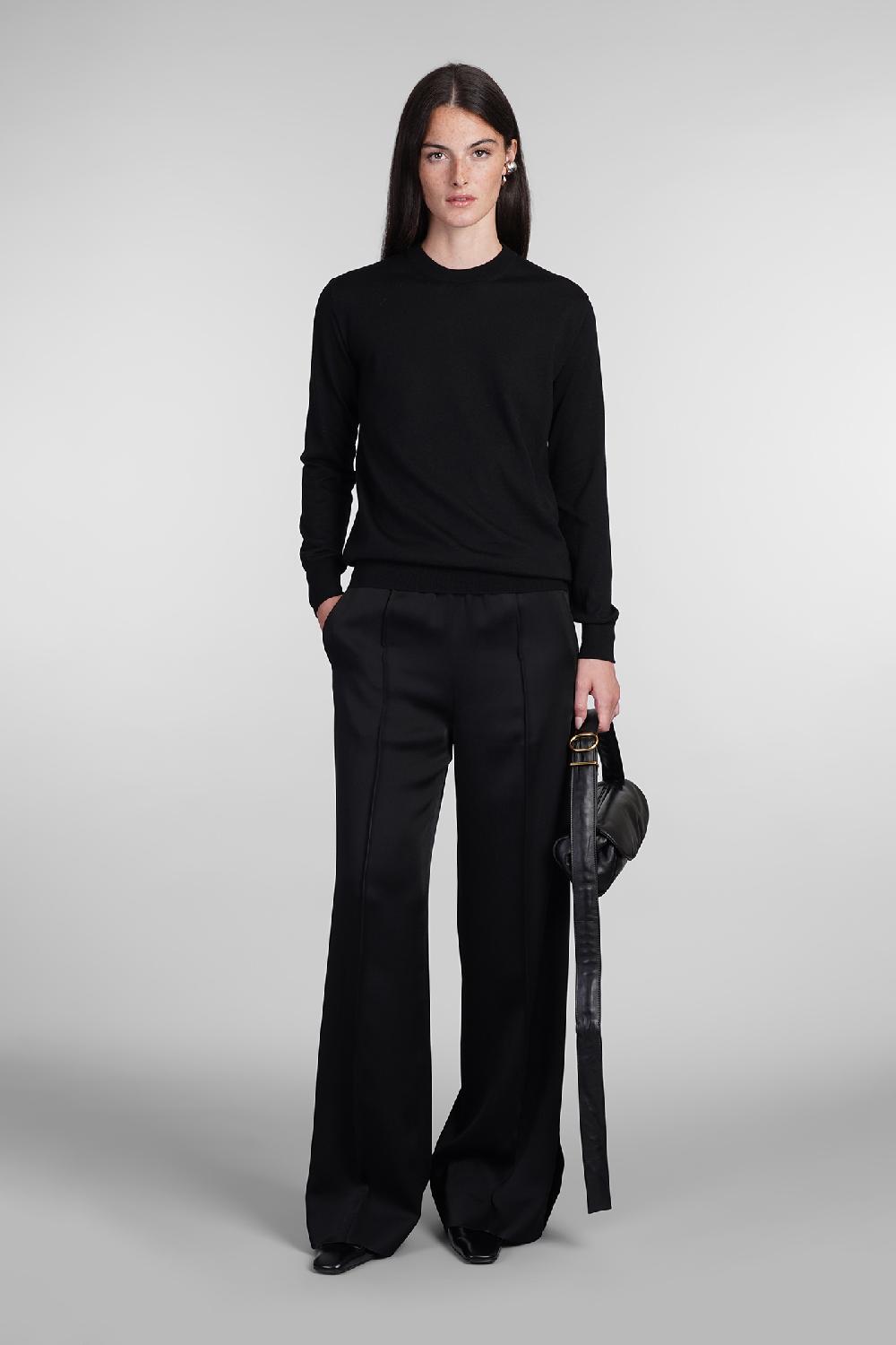 Deliberti Jil Sander Maglia in lana nera cod. 404771 - Deliberti The Luxury Shopping In Saldo