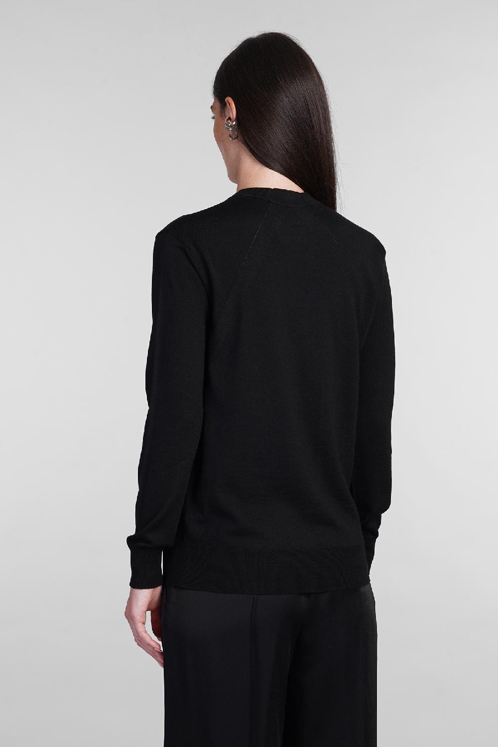 Deliberti Jil Sander Maglia in lana nera cod. 404771 - Deliberti The Luxury Shopping In Saldo