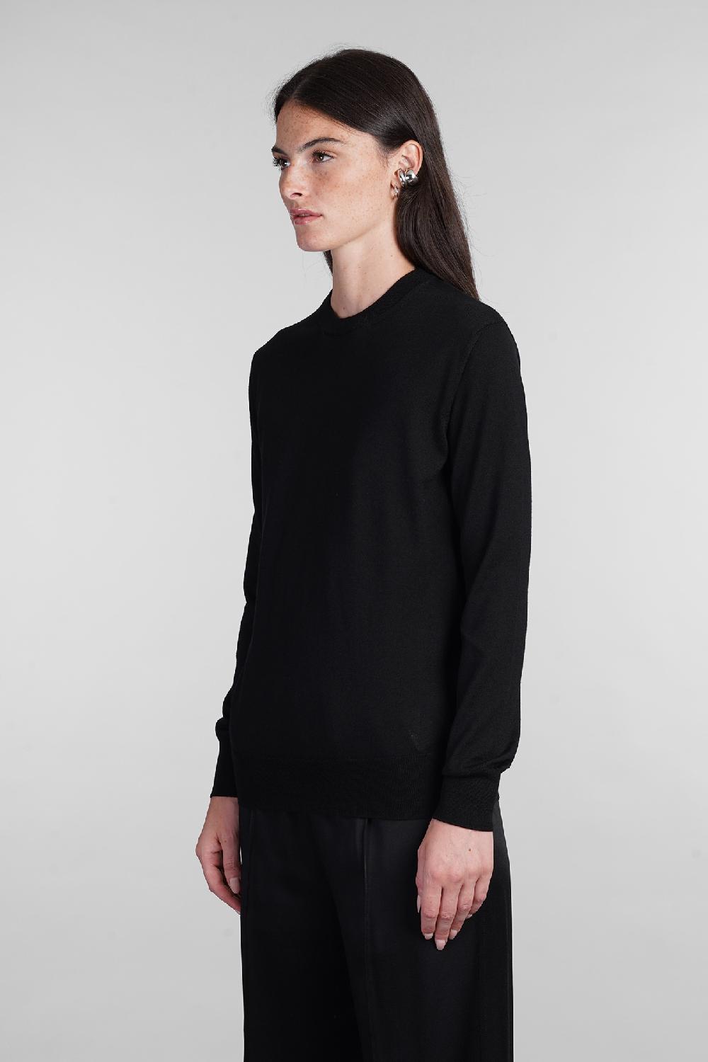 Deliberti Jil Sander Maglia in lana nera cod. 404771 - Deliberti The Luxury Shopping In Saldo