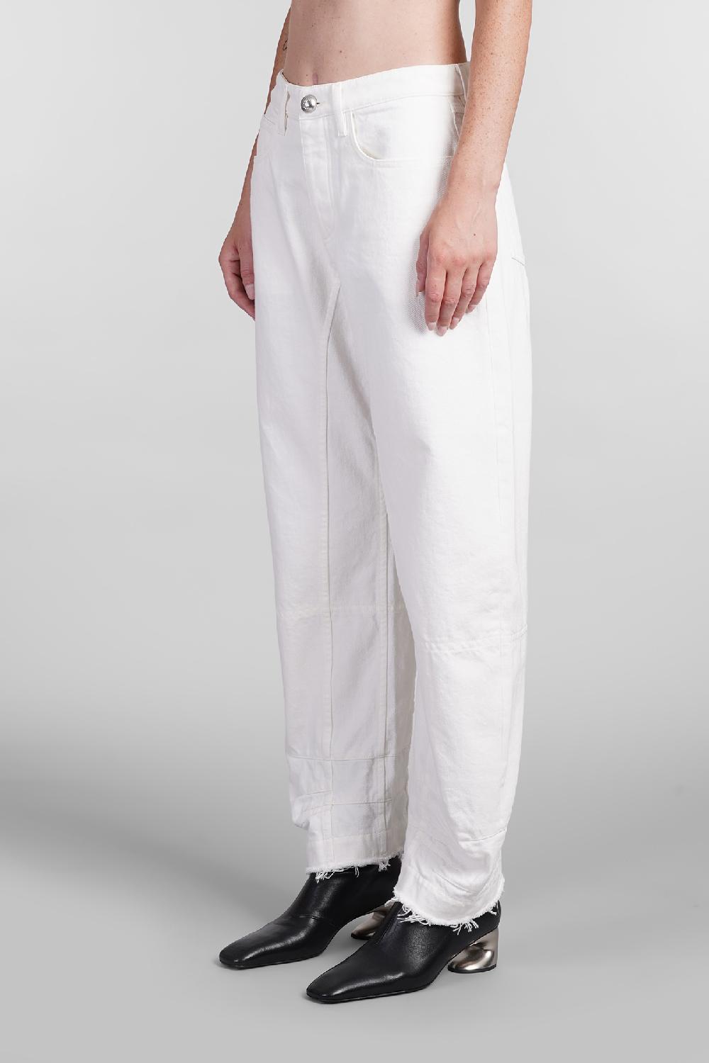 Deliberti Jil Sander Jeans in cotone bianco cod. 404773 - Deliberti The Luxury Shopping Moda