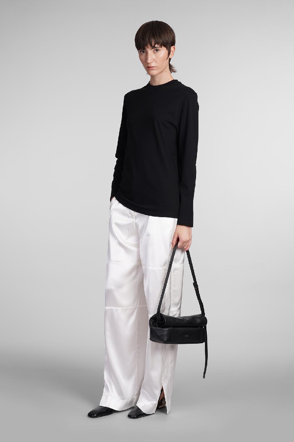 Deliberti Jil Sander T-shirt in cotone nero cod. 404778 - Deliberti The Luxury Shopping Negozio online di fabbrica