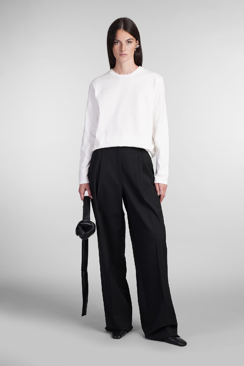 Deliberti Jil Sander T-shirt in cotone bianco cod. 404779 - Deliberti The Luxury Shopping Prezzo di fabbrica