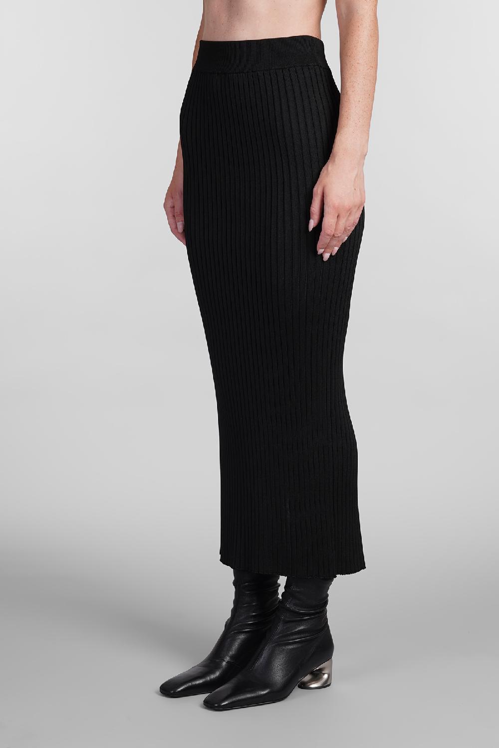 Deliberti Jil Sander Gonna in viscosa nera cod. 404783 - Deliberti The Luxury Shopping Fornitura limitata