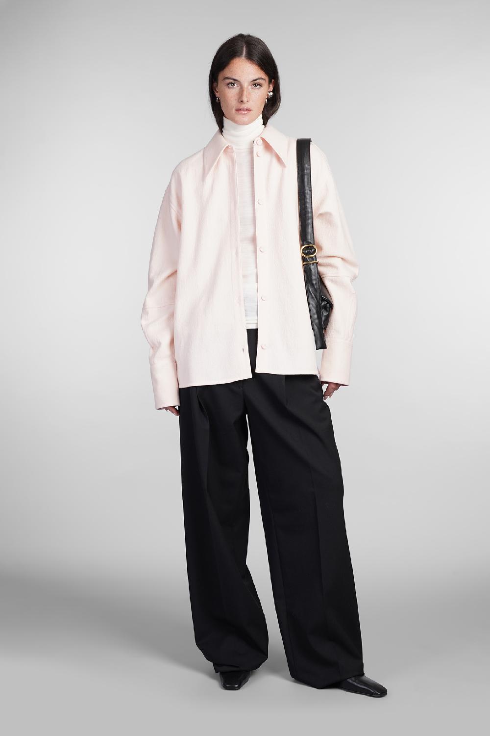 Deliberti Jil Sander Camicia in viscosa rosa cod. 404785 - Deliberti The Luxury Shopping Offerta esclusiva