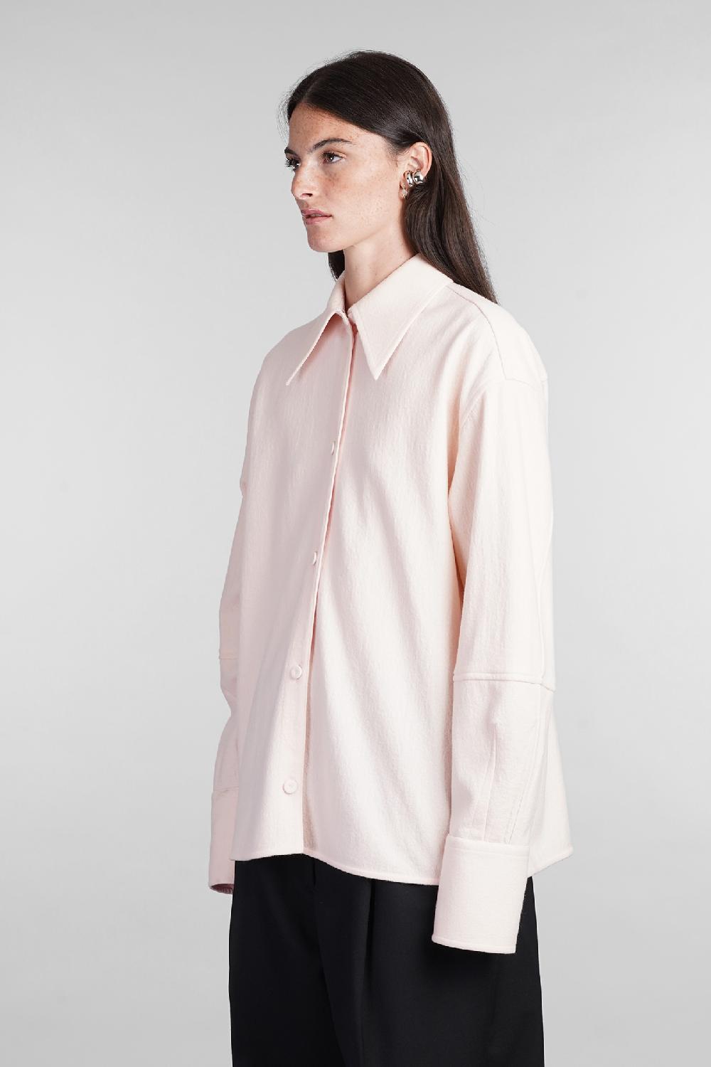 Deliberti Jil Sander Camicia in viscosa rosa cod. 404785 - Deliberti The Luxury Shopping Offerta esclusiva