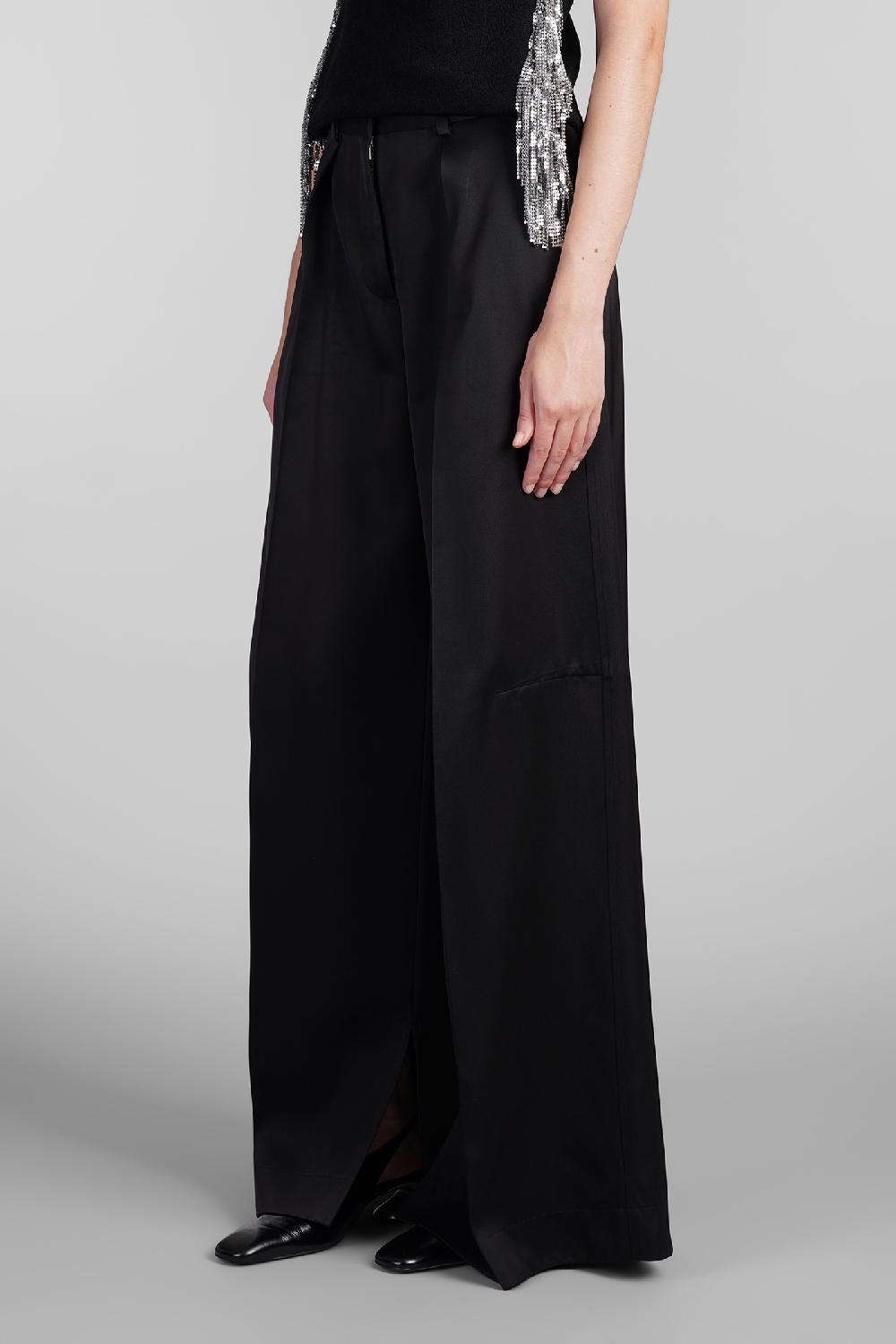 Deliberti Jil Sander Pantalone in seta nera cod. 409386 - Deliberti The Luxury Shopping Black Friday