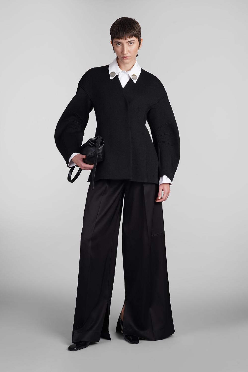 Deliberti Jil Sander Giacca casual in lana nera cod. 409651 - Deliberti The Luxury Shopping Offerta natalizia