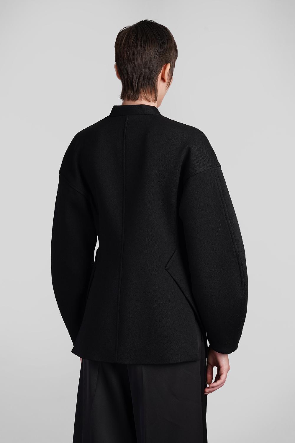 Deliberti Jil Sander Giacca casual in lana nera cod. 409651 - Deliberti The Luxury Shopping Offerta natalizia