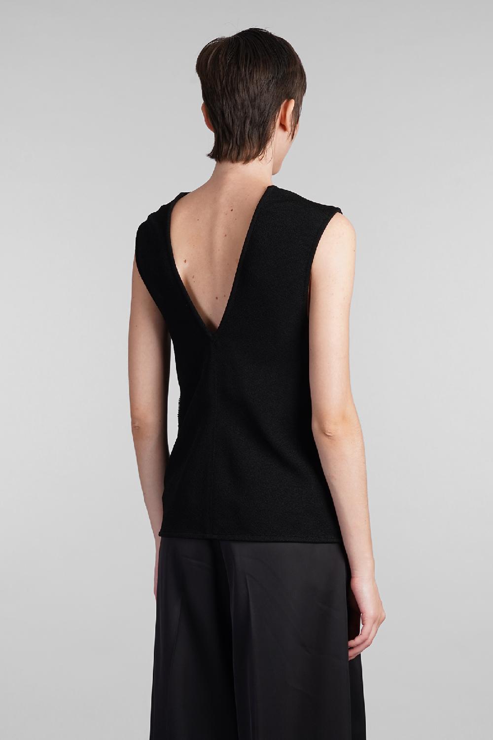 Deliberti Jil Sander Topwear in viscosa nera cod. 409652 - Deliberti The Luxury Shopping Offerta per la Festa della Mamma