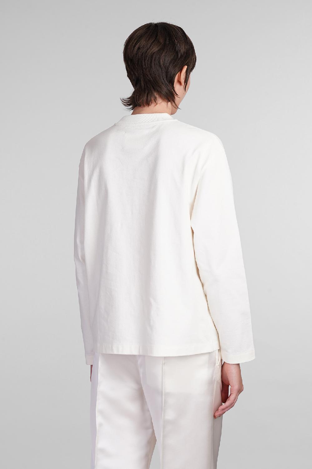 Deliberti Jil Sander T-shirt in cotone bianco cod. 404789 - Deliberti The Luxury Shopping Offerta Giorno del Papà