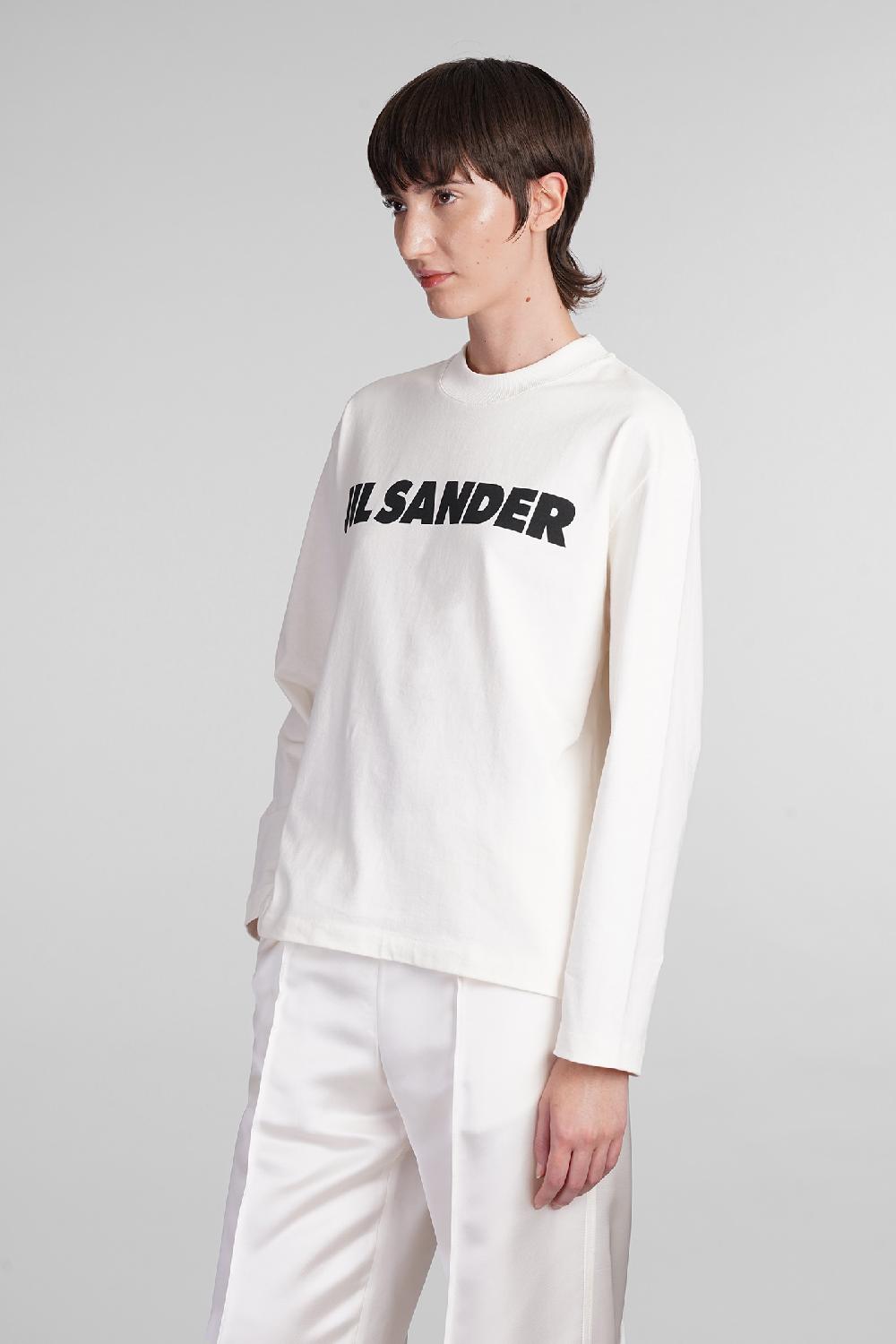 Deliberti Jil Sander T-shirt in cotone bianco cod. 404789 - Deliberti The Luxury Shopping Offerta Giorno del Papà