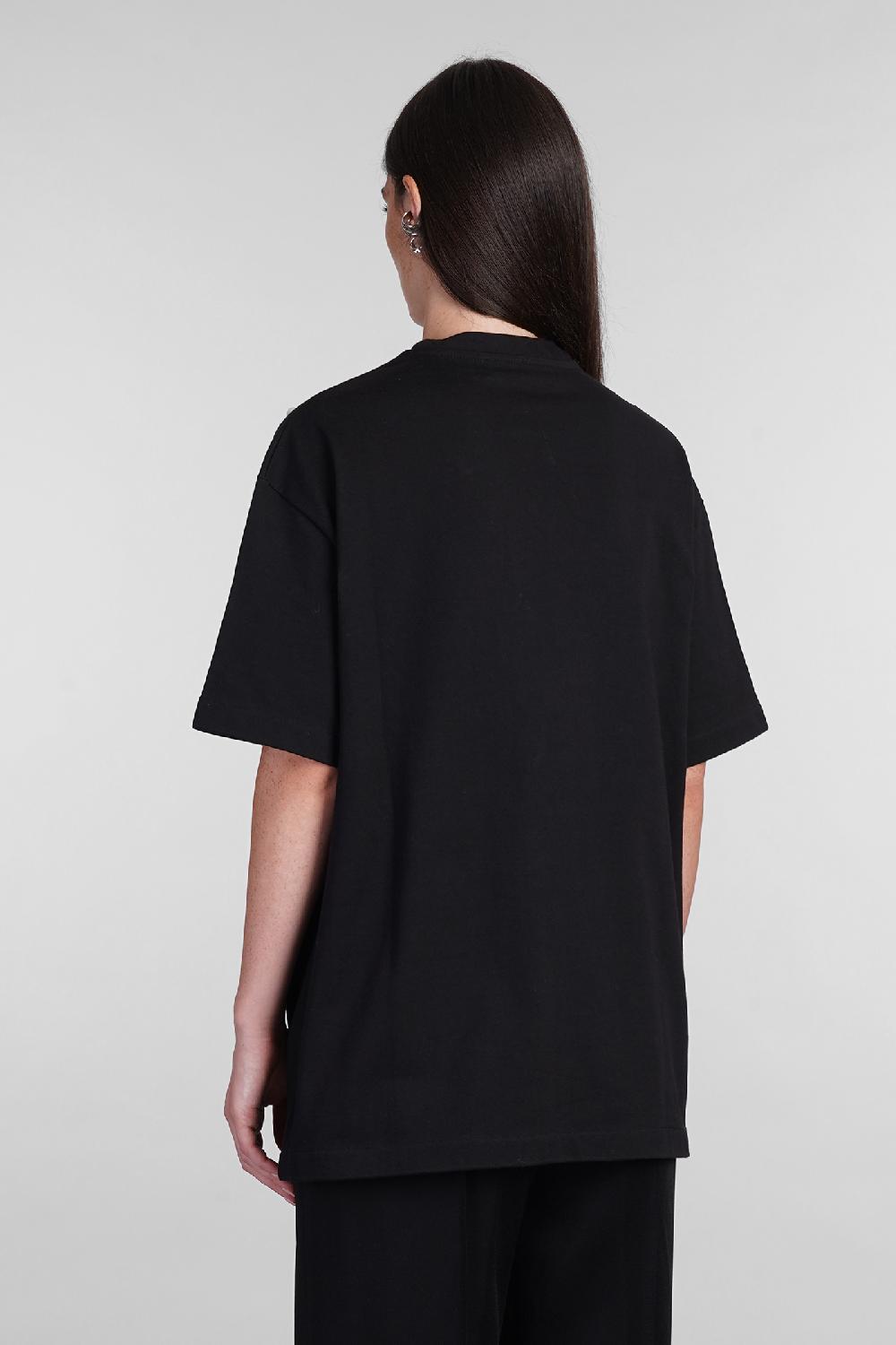 Deliberti Jil Sander T-shirt in cotone nero cod. 404790 - Deliberti The Luxury Shopping Offerta San Valentino